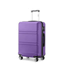 Valise cabine violet rigide 52 cm