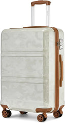 Valise cabine blanc rigide 52 cm