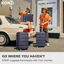 Valise soute moyenne gris rigide 65 cm