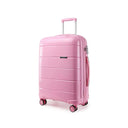 Valise cabine rose rigide 50 cm
