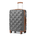 Valise soute grande gris rigide 74 cm