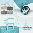 Valise soute moyenne bleu rigide 60 cm