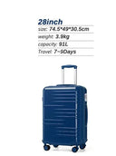 Valise cabine 1/2/3 pcs 4 rigide 54 cm