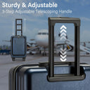 Valise soute grande rouge rigide 77 cm