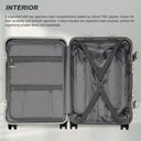 Valise cabine noir rigide 54 cm