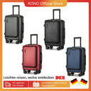 Valise soute moyenne rouge rigide 57 cm