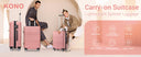 Valise soute grande kaki rigide 74 cm