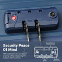 Valise soute moyenne rose rigide 67 cm