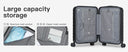 Valise cabine rouge rigide 50 cm