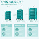 Valise soute grande beige rigide 75 cm