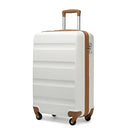Valise cabine beige rigide 55 cm