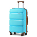 Valise soute grande bleu rigide 76 cm