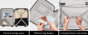 Valise soute grande beige rigide 71 cm