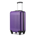 Valise cabine violet rigide 50 cm