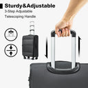 Valise cabine noir souple 50 cm