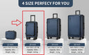 Valise soute grande gris rigide 77 cm