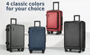 Valise soute moyenne bleu rigide 57 cm