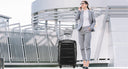 Valise soute grande rose rigide 71 cm