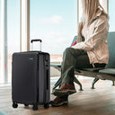 Valise cabine noir rigide 55 cm