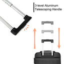 Valise soute grande rose rigide 75 cm