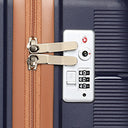 Valise soute moyenne marron rigide 66 cm