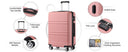 Valise soute grande kaki rigide 74 cm