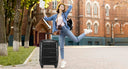 Valise soute grande beige rigide 71 cm