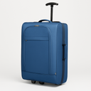 Valise cabine bleu souple 51 cm